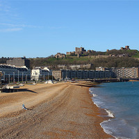 Buy canvas prints of Dover seafront and castle by Colin Habbershaw