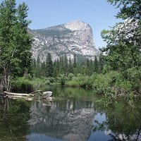 Buy canvas prints of Reflection on  Mirror Lake Yosemite by Victoria  Callaghan