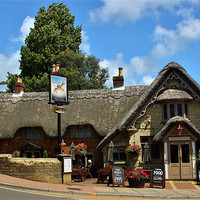 Buy canvas prints of The Crab Inn, Shanklin by Mark Lee