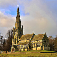 Buy canvas prints of St Marys Church Studley Royal by Mark Lee