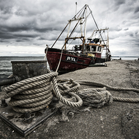 Buy canvas prints of No fishing today by Paul Simpson