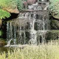 Buy canvas prints of waterfall 2 by Emma Ward
