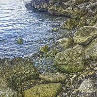 Buy canvas prints of Rocky waters 2 by Emma Ward