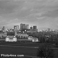 Buy canvas prints of Greenwich and the City by Nigel Jones