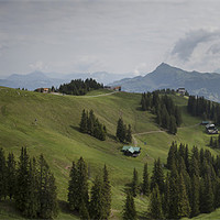 Buy canvas prints of Tyrolean Panorama by Nigel Jones