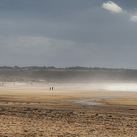 Buy canvas prints of Windswept Beach by Nigel Jones