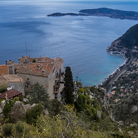 Buy canvas prints of The view from Eze by Nigel Jones