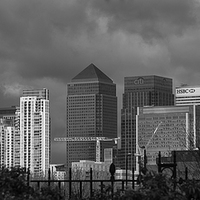 Buy canvas prints of Bankers At Canary Wharf by Nigel Jones
