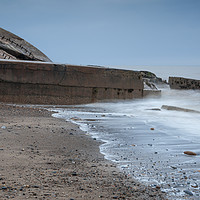 Buy canvas prints of Battered by the Sea by Nigel Jones