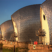 Buy canvas prints of Thames Barrier by Stuart Gennery