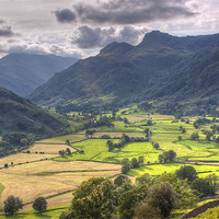 Buy canvas prints of Great Langdale,Lake District by Stuart Gennery