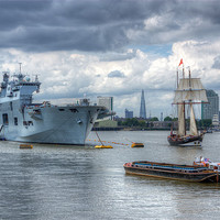 Buy canvas prints of HMS Ocean by Stuart Gennery