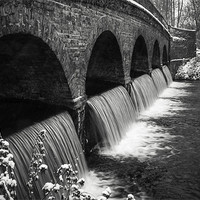 Buy canvas prints of Snowy Five Arches by Stuart Gennery