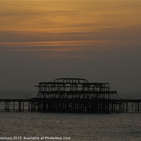 Buy canvas prints of Brighton sunset by Stuart Gennery