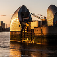 Buy canvas prints of Thames Barrier by Stuart Gennery