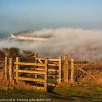 Buy canvas prints of Misty Cuckmere Haven by Stuart Gennery
