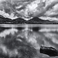 Buy canvas prints of  Loweswater Reflection by Stuart Gennery