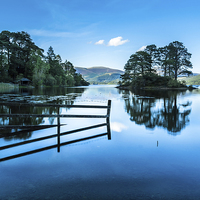 Buy canvas prints of  Serene Derwent Water by Stuart Gennery