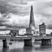 Buy canvas prints of  Looking at the Shard by Stuart Gennery