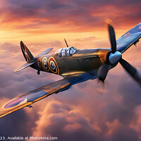 Buy canvas prints of Supermarine Spitfire by Ian Mitchell