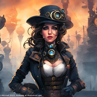 Buy canvas prints of Steampunk Girl by Ian Mitchell