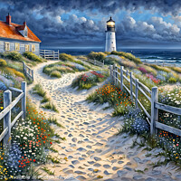 Buy canvas prints of Beach Retreat by Ian Mitchell