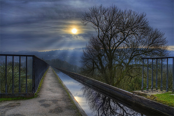 Pontcysyllte Aqueduct Picture Board by Ian Mitchell
