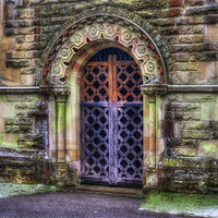 Buy canvas prints of Church Doorway by Ian Mitchell