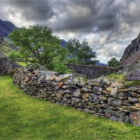 Buy canvas prints of The Llanberis Pass by Ian Mitchell