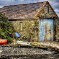 Buy canvas prints of Olde Boat House by Ian Mitchell