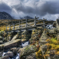 Buy canvas prints of The Bridge to Devils Kitchen by Ian Mitchell