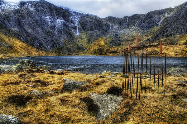 Llyn Idwal Picture Board by Ian Mitchell