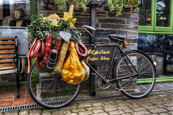 Olde Bike Picture Board by Ian Mitchell
