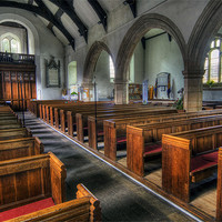 Buy canvas prints of St Grwsts Church by Ian Mitchell