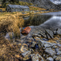 Buy canvas prints of Cwmorthin Slate Quarry by Ian Mitchell