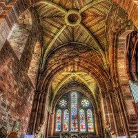 Buy canvas prints of St Mary Architecture by Ian Mitchell