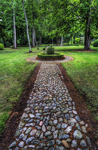 Garden Path Picture Board by Ian Mitchell