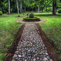 Buy canvas prints of Garden Path by Ian Mitchell