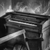 Buy canvas prints of Olde Church Organ by Ian Mitchell
