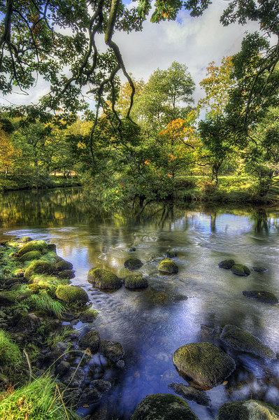 Peaceful River Picture Board by Ian Mitchell
