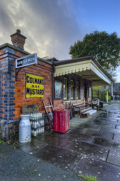 Olde Station Picture Board by Ian Mitchell