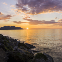 Buy canvas prints of  Great Orme Sunset by Ian Mitchell