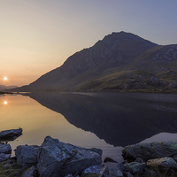 Buy canvas prints of Tryfan at Dawn  by Ian Mitchell