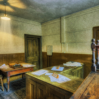 Buy canvas prints of Antique Office  by Ian Mitchell