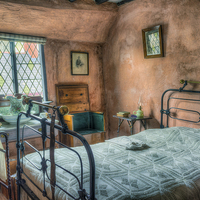 Buy canvas prints of Victorian Bedroom  by Ian Mitchell