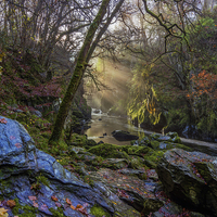 Buy canvas prints of  Magical Fairy Glen by Ian Mitchell