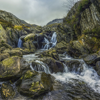 Buy canvas prints of  The Hidden Waterfall by Ian Mitchell
