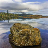 Buy canvas prints of  Rock Lake by Ian Mitchell