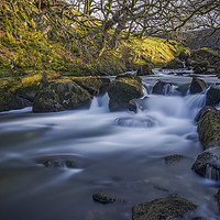 Buy canvas prints of Nant Ffrancon Pass River by Ian Mitchell