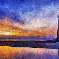 Buy canvas prints of Talacre Lighthouse by Ian Mitchell